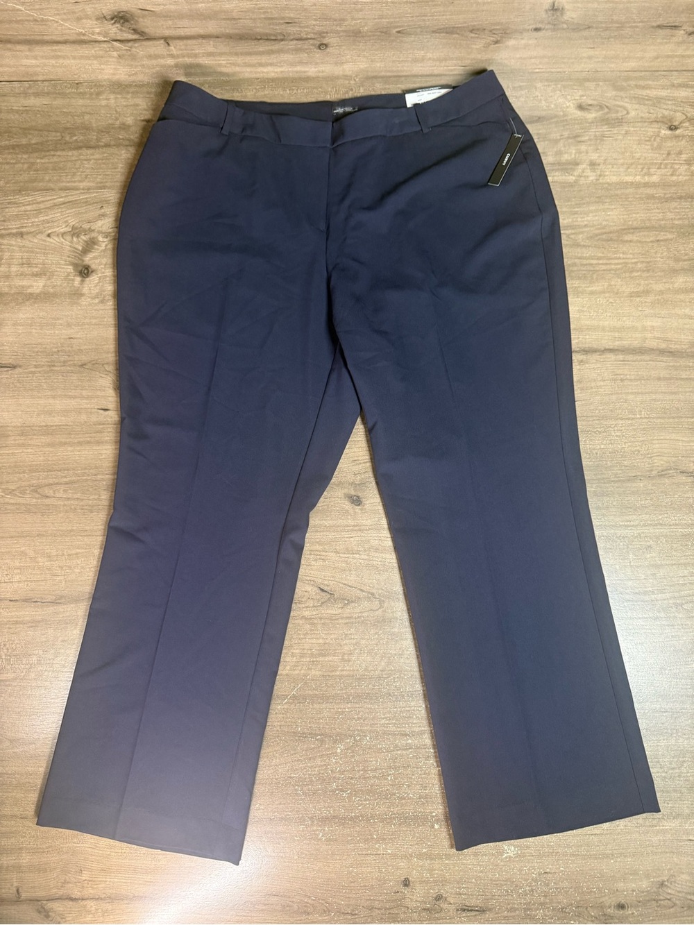 NWT Worthington Womens Curvy Fit Perfect Blue Trousers 18WS